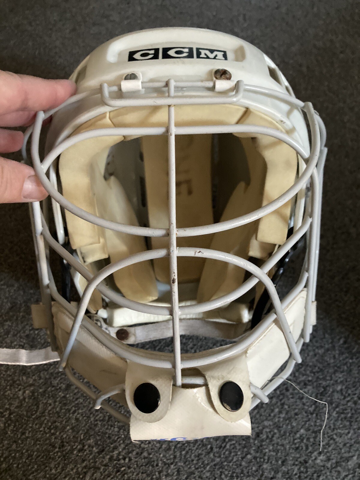 Vintage Hockey Goalkeeping Helmet And Kit CCM Same As CooperSK600 eBay