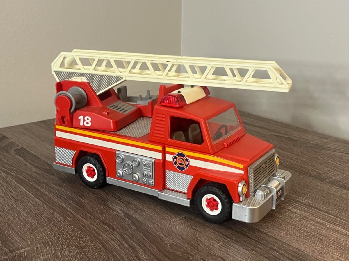 PLAYMOBIL 5682 FIRE ENGINE TRUCK RESCUE LADDER UNIT VEHICLE ONLY eBay