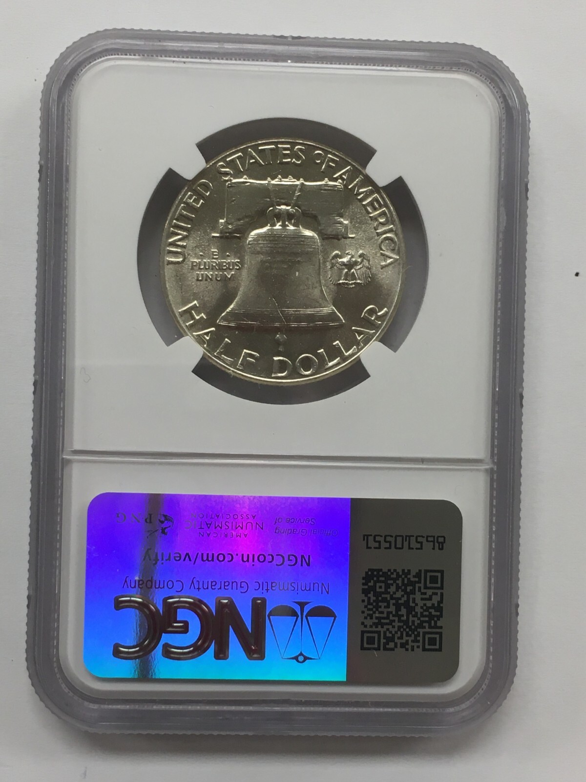 1948 FRANKLIN HALF DOLLAR NGC MS 63 FBL FULL BELL LINES BIN FREE