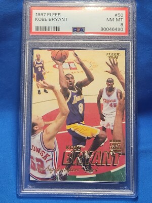 1997 FLEER #50 KOBE BRYANT PSA 8 | eBay