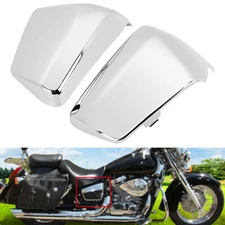 Chrome Battery Side Cover For Honda Shadow ACE 400 750 VT400 VT750C 2004-2013