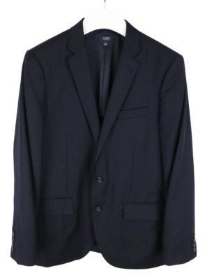 J.Crew Loro Piana Ludlow Blazer Herren (UK) 40 Wolle Kerbe Revers Blau