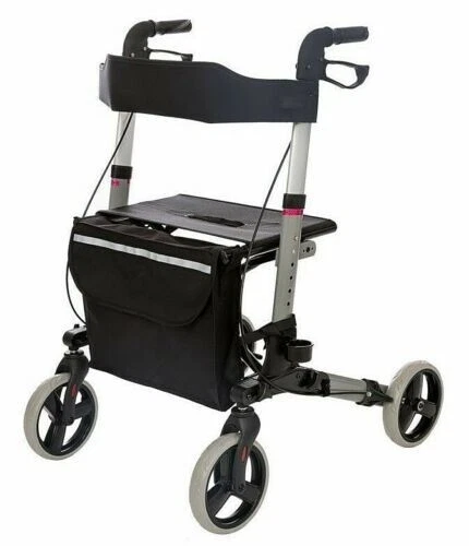 Alu Rollator klappbar Leichtgewichtsrollator Laufhilfe Gehhilfe Gehwagen Neu - Bild 2 von 4