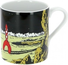 Tim und Struppi-Tasse Die Mondrakete auf dem Mond Neu/OVP
