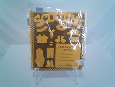 CUB SCOUT cardstock cutout scrapbooking pages Gold/Yellow/Blue