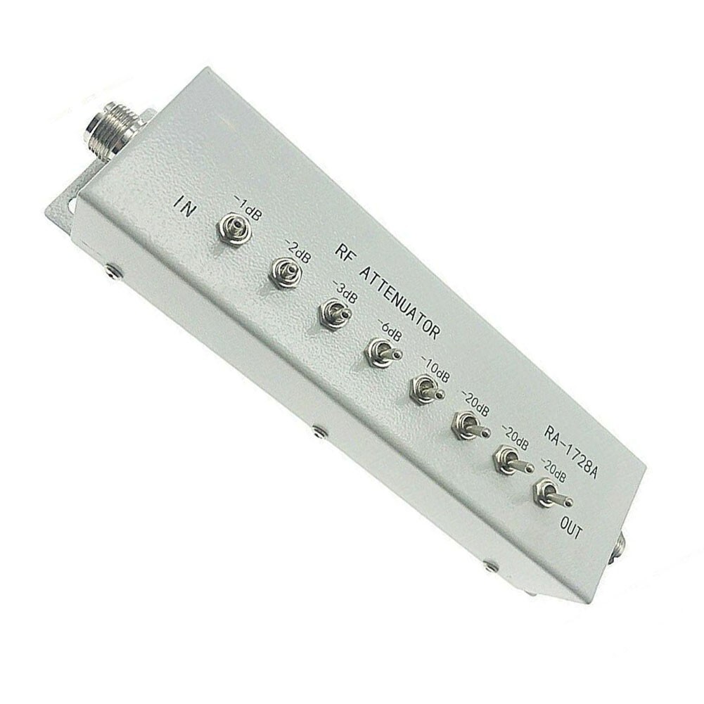 82DB Variable Step Attenuator 50 OHM for Ham Radio Transmitter Superior
