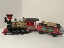 RUDOLPH'S Christmas Town Express ENGINE and Red-Nosed TENDER-Eztec G Gauge Train