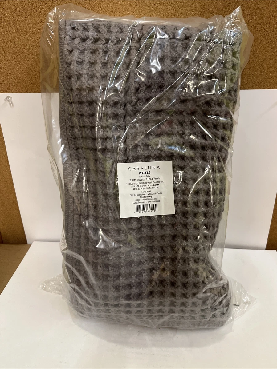 Waffle Towel Set Casaluna 2 Bath Towels 2 Hand Towels Large