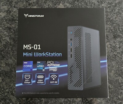 MINISFORUM MS-01 MINI PC Intel Core i9-12900H 64GB RAM 512GB Windows 11 PRO