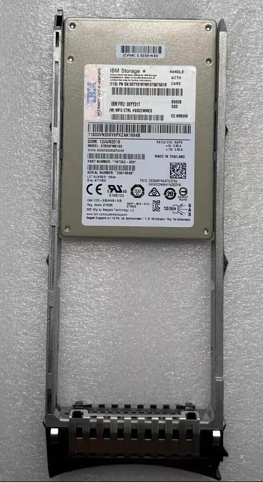 IBM 00YY018 800GB 00YY017 12Gb/s 2.5'' SAS Solid State Drive SSD NEW - Image 2 of 4