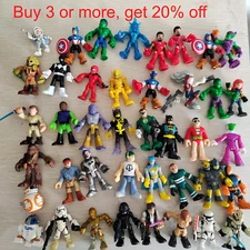 IMAGINEX DC &Hasbro Star Wars Playskool Squad Marvel Super Heroes - Your Choice