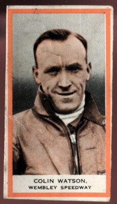 Tabakkarte, Godfrey Phillips, BDV, Paketausgabe 1932/34, Speedway, Colin Watson