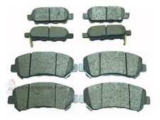 FOR NISSAN MURANO 3.5 + 2.5 DCi 04-12 FRONT AND REAR BRAKE PADS (CHECK TYPE)