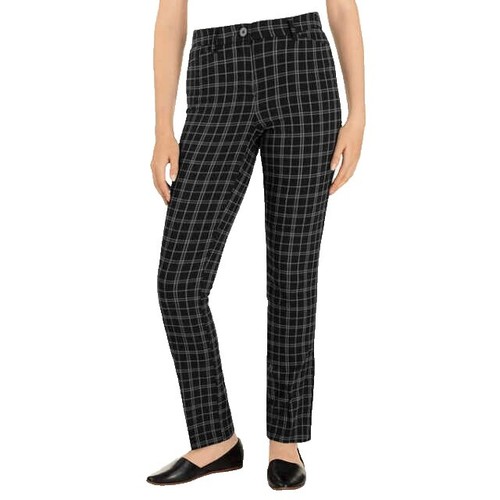 hilary radley ladies' plaid dress pant Hilary Radley Ladies' Plaid Dress Pant, Black, 8