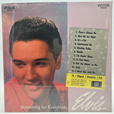 New / Sealed ELVIS PRESLEY ''Something For Everybody'' LP 1977 RCA LSP 2370