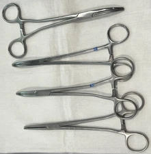 V. Mueller GL 3100 Heaney Ballentine Hysterectomy Forceps 8-1/4" Germany S Steel