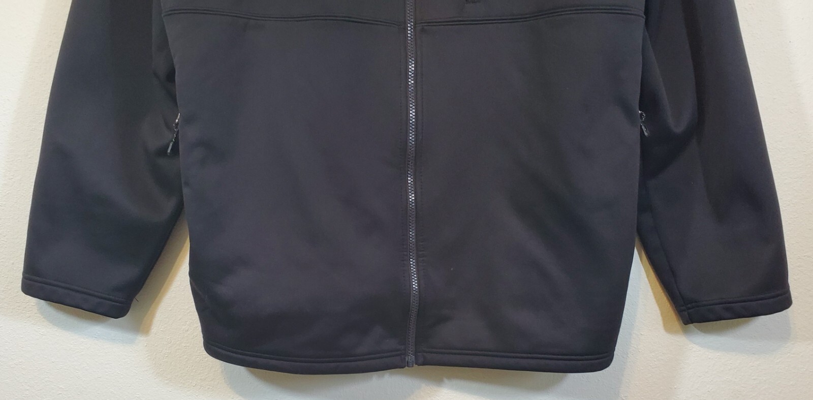 Swiss Tech Black Soft Shell Windproof Full Zip Ja… - image 3