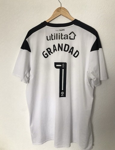 GRANDAD DERBY COUNTY 2017/2018 HOME KIT SOCCER JERSEY XXLARGE