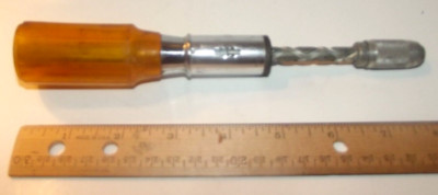 Vintage AS IS Fuller Japan BF Ratcheting Push Drill Driver Tool NO LID NO BITS
