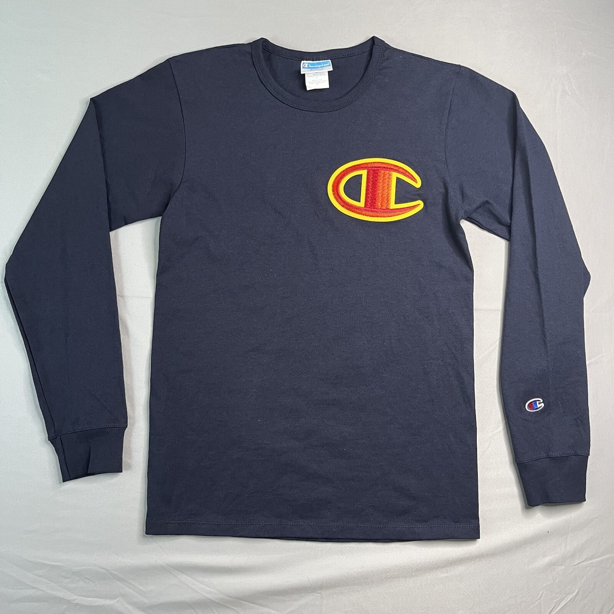 Mens Tshirts Champion C Patch T Shirt Champion Shirt Mens