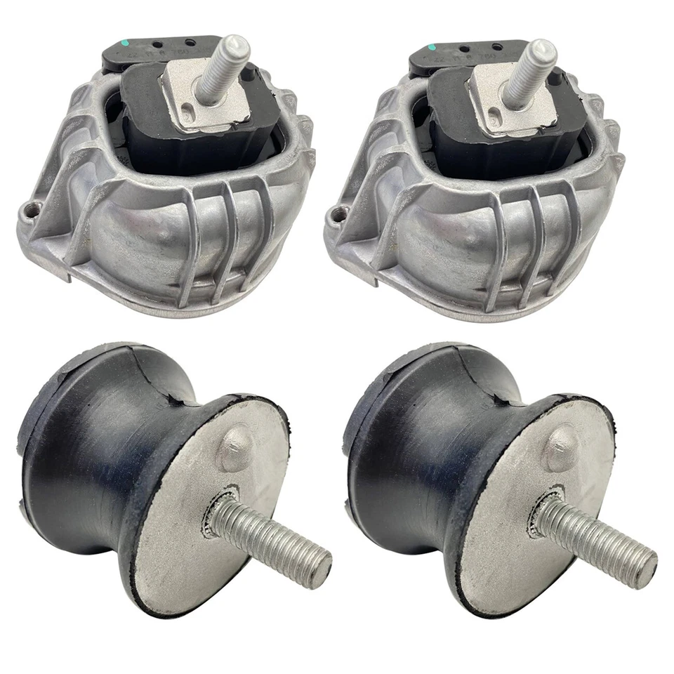 Juego de montaje de motor y transmisión de 4 piezas para BMW 128i 325i 328i 330i 22116760330 Foto 2 de 4