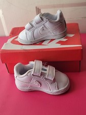 Nike Infant Court Royale TDV 2C 833537-102 White Shoes W/ Box