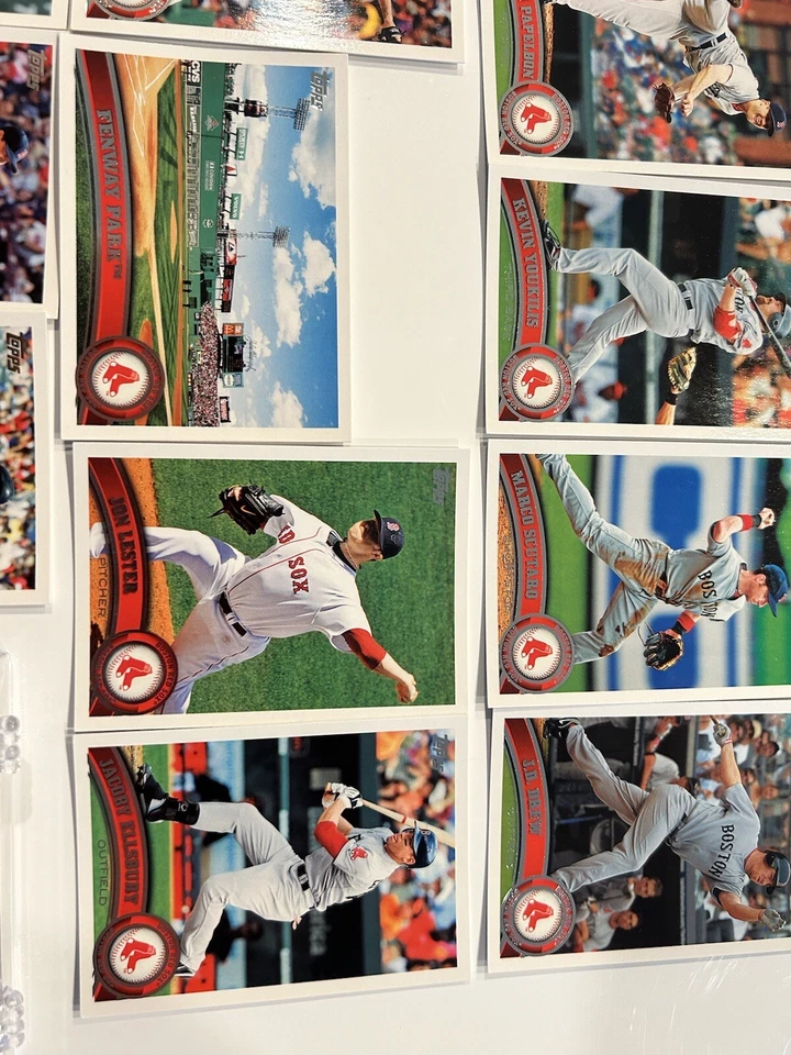 Набор региональных карт 2011 Topps Boston Redsox ограниченный выпуск - Изображение 3 из 4