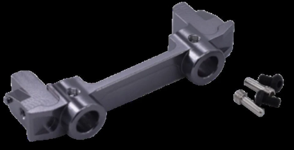 DTUP03004A Hobby Details Front Bumper Mount SCX10 II Gun Metal - Image 2 of 4