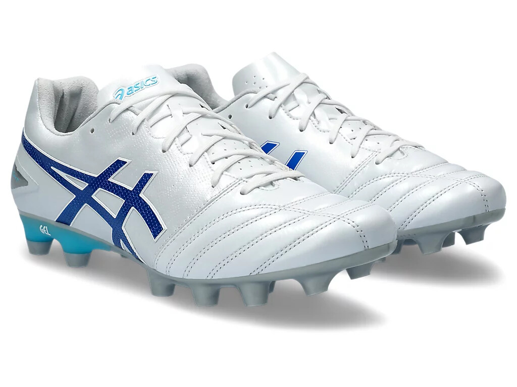 ASICS Soccer Cleats Shoes DS LIGHT PRO White/Tuna Blue