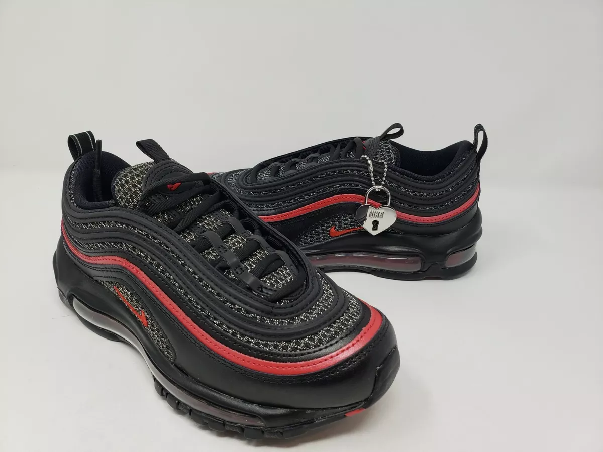 Nike Air Max 97 Valentines Day 2020 Womens Size 6 Black Shoes