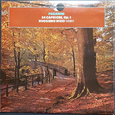 Paganini - 24 Caprices, RUGGIERO RICCI, Decca Eclipse, STEREO