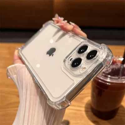 Handyhülle Slim Case für iPhone 15 14 13 12 11 8 Pro Max Plus Mini Kameraschutz - Bild 1 von 4