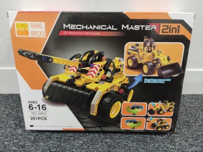 Mechanical Master Tekno Bricks 2in1 Hochbau Radlader & Tank