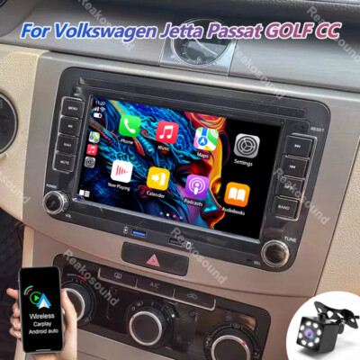 For VW GOLF MK5 MK6 Carplay Car Stereo Radio Android 13 GPS WiFi Navi Head Unit