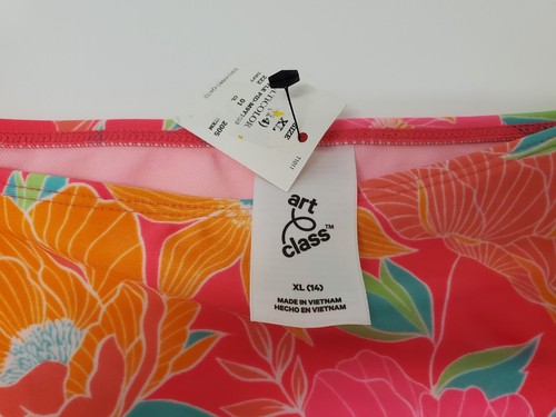 Art Class Girls flowers Summer swim briefs Size XL (14) - Picture 3 of 5