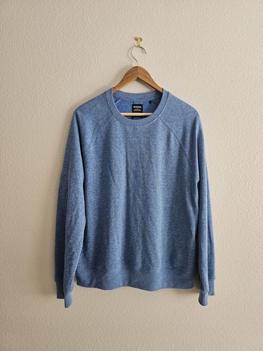 Women's prAna Cozy Up Sweatshirt- Soft Hemp- Color Blue Sky Heather- Large - Bild 4 von 10