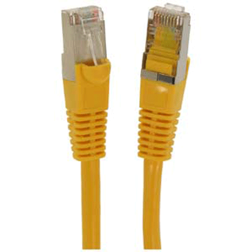 Menge 10 x 3 Fuß Cat5 Fuß Netzwerk Giga Lan Patch Ethernet abgeschirmtes Kabel 350 MHz Form - Bild 5 von 10