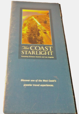 2000 AMTRAK COAST STARLIGHT WEST COAST'S PREMIER TRAVEL EXPERIENCE BROCHURE