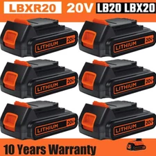 Replacement for Black and Decker 20 Volt 20V MAX Lithium LBXR20 LBX20 Battery US