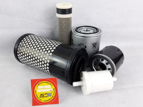 Filter Set (Groß) FüR Kubota Gzd 21 ÖL Luft Kraftstoff Hydraulik-image
