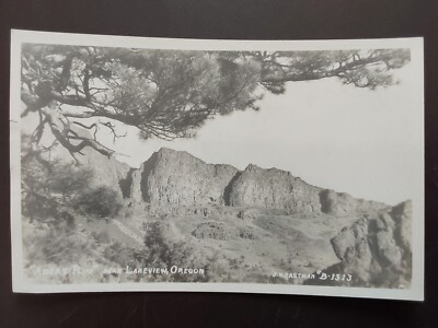 Near LAKEVIEW, OR  *  ABERT RIM ~ LAKE COUNTY  * UNPOSTED VINTAGE EASTMAN RPPC 