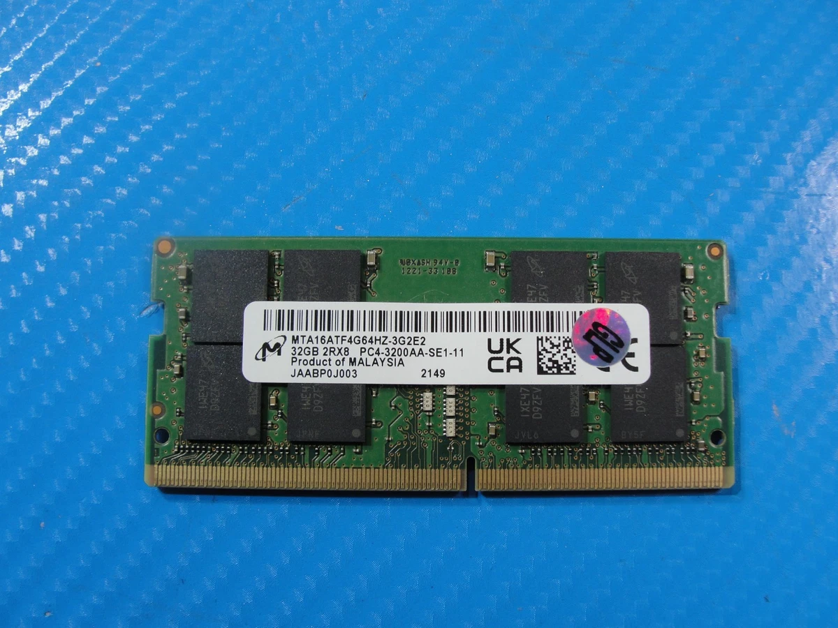 Micron DDR4 SDRAM 32 GB Total Capacity Memory (RAM) for sale | eBay