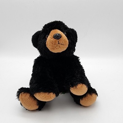 Wild Republic Black Bear Cub Plush Stuffed Animal Toy 8'' Sits Up Beanie 2012