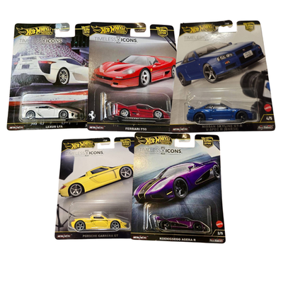 Hot Wheels Premium Car Culture 2025 Dash N Timeless Icons - Choose