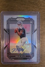 2022 Panini Prizm - Rookies Malik Willis #303 Silver Prizm Autographs (AU, RC)