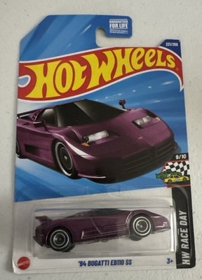   HOT WHEELS 2024 SUPER TREASURE HUNT   '94 BUGATTI EB110 SS  L Case