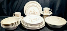Corelle Cornerstone China Blossom 7 Place Settings plus extras EUC