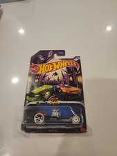 HOT WHEELS 2024 HALLOWEEN MADFAST MATTE BLACK 1/5 HVX10 BLACK SKULL WHEELS