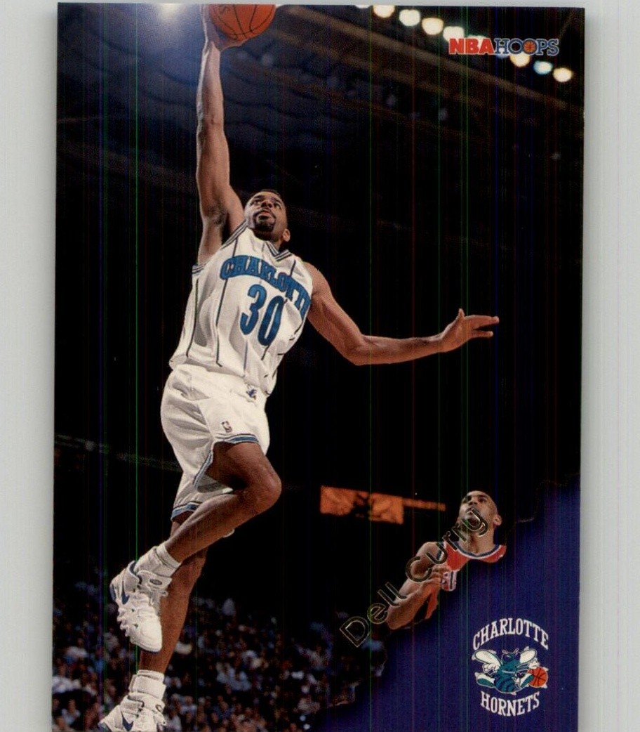 1996-97 Hoops Dell Curry #15 Charlotte Hornets