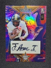 🔥Frank Gore Jr. 2024 Wild Card 1/1 AUTO HOLO PURPLE PAINTED EAGLE BILLS RC🔥